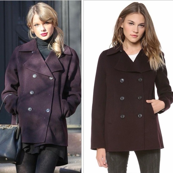 Vince Jackets & Blazers - Vince Wool Peacoat Blazer Jacket Purple Women’s Size Large Pristine Condition